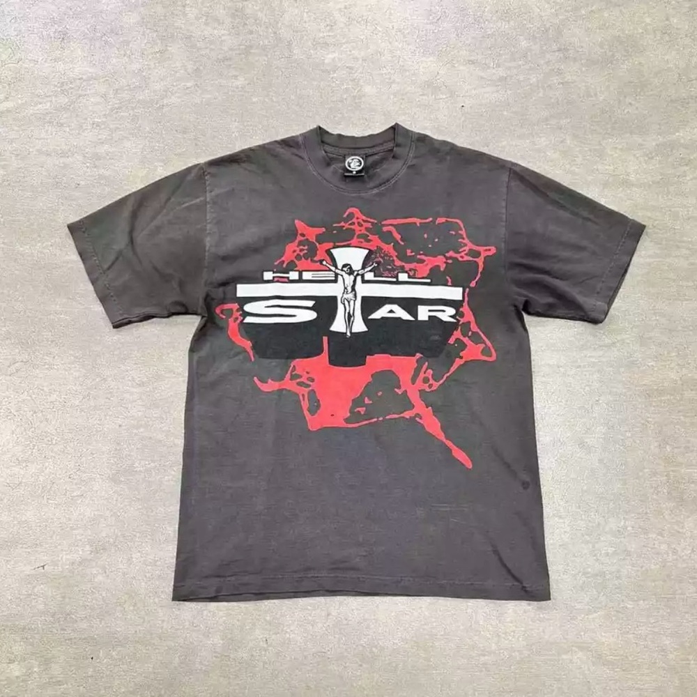 Hellstar graphic design t shirt